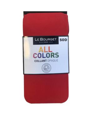 Collant All Colors Le Bourget 50 den rouge