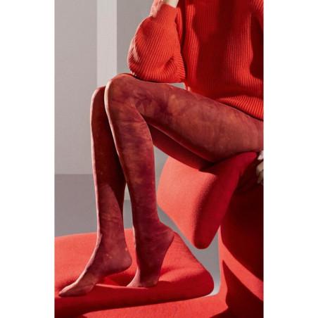 Collant Opaque Tie And Dye Le Bourget oranger