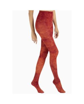  Collant Opaque Tie And Dye Le Bourget oranger jambes