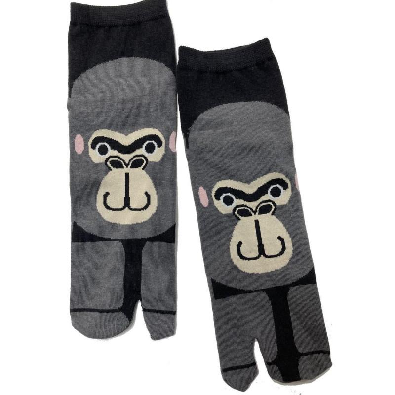 Chausettes Japonaises LEs Petits Caprices  GORILLE