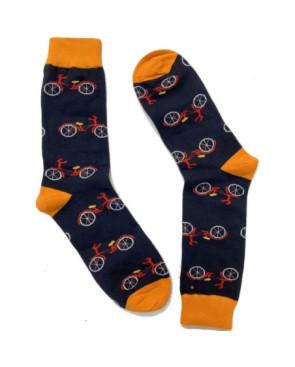 chaussettes Fantaisie velos rouges