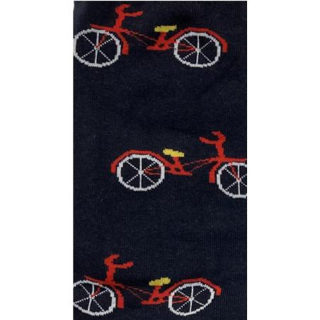chaussettes Fantaisie velos rouges