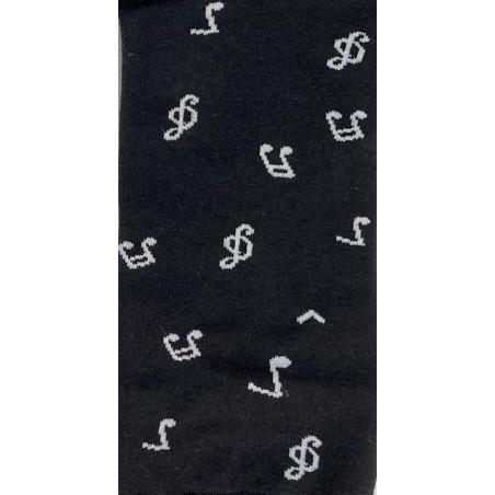 Chaussettes Fantaisie Notes de musique