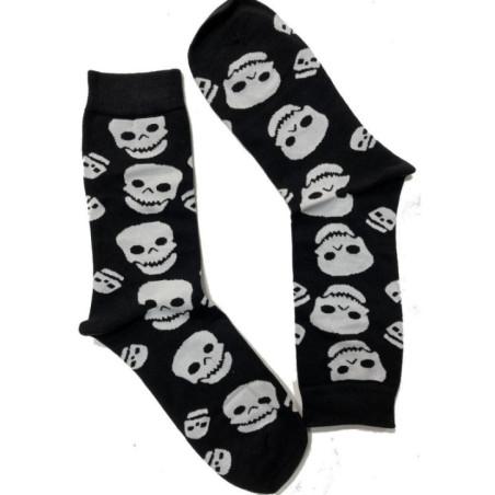 Chaussettes Têtes de Morts Fantaisie