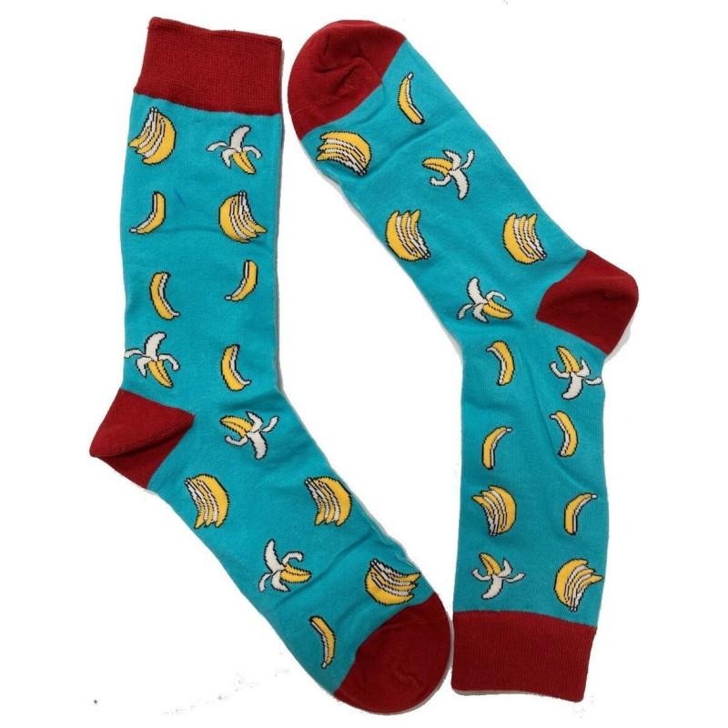 Chaussettes Fan de bananes fantaisie
