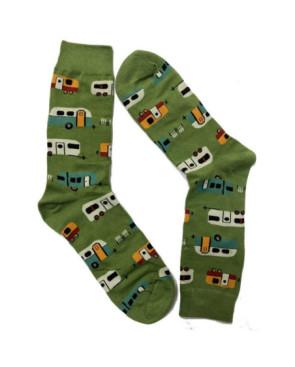 Chaussettes vacances et caravanes fantaisie