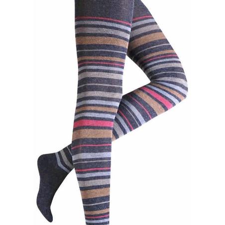 Collant rayures Laine Angora tendance San Giacomo