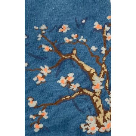 Chaussettes Coton Amandier en fleurs D'apès V Gogh