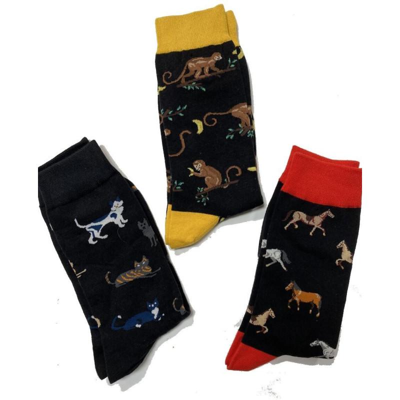 Coffret de chaussettes Ludiques animaux