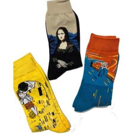 Coffret de chaussettes Artistes Illustres classiques moderne