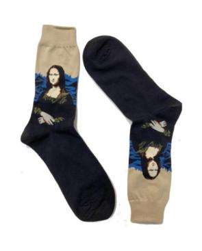  chaussettes Artistes Illustres Mona Lisa de Leonard de Vinci