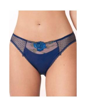 Slip Empreinte Garance Indian Bleu avant