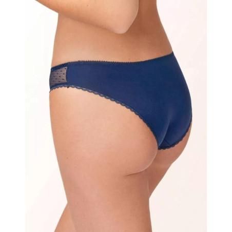 Slip Empreinte Garance Indian Bleu