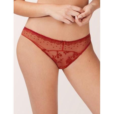 Slip Empreinte Ellen Toscan rouge 3211