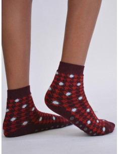 Chaussons Anti dérapante pieds de poule