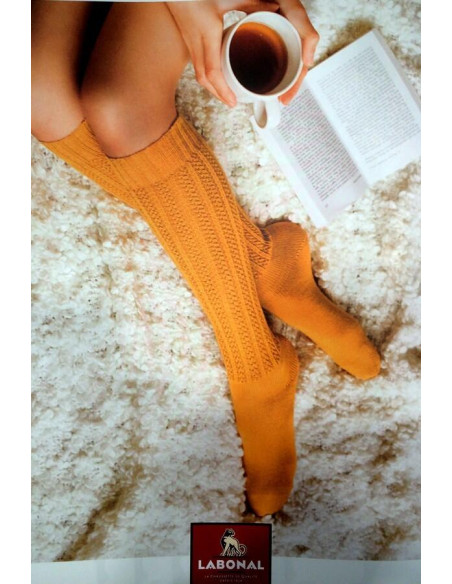 Mi bas laine Torsadée Labonal