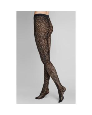 Collant Leopard Sauvage Hudson noir