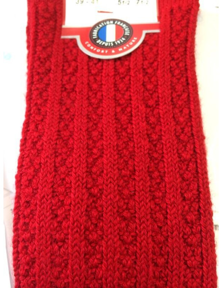 Mi bas laine Torsadée Labonal noir