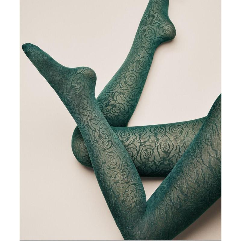 Collant Kunert Opaque Effet Jolies Roses