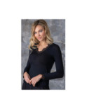 T shirt Moretta Dentelle et Cachemire