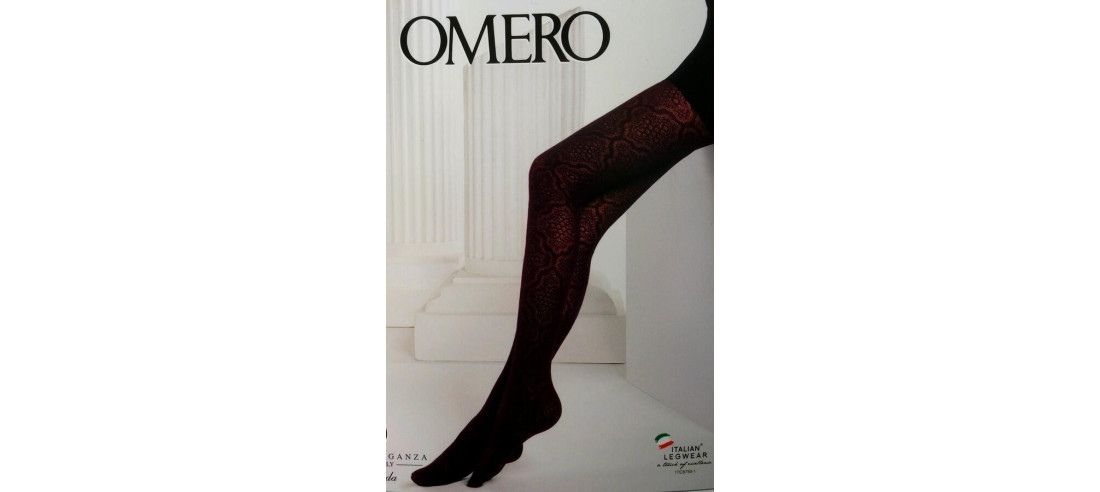 Collant Omero Vivienne Dentelle coton pochette