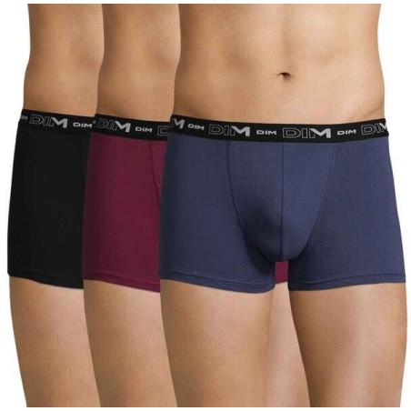 Boxer Dim Coton Pack 3 EcoSmart Noir