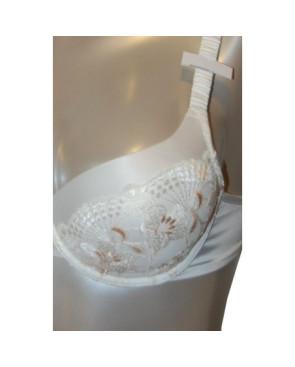  Dégriffé Soutien gorge balconnet Dentelle ivoire