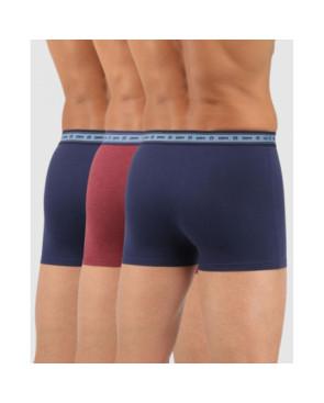 Boxer Dim Green Bio PAck  3 boxer en coton bio détail dos