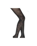 Collant Berthe aux Grands Pieds Arbre oiseaux fleurs rouges