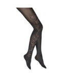 Collant Berthe aux Grands Pieds Arbre oiseaux fleurs rouges