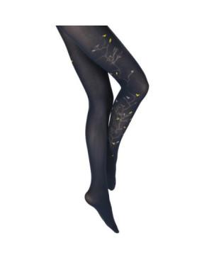 Collant Berthe aux Grands Pieds Arbre Marine fleurs jaune