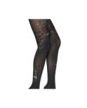 Collant Berthe aux Grands Pieds Arbre oiseaux fleurs Bleues