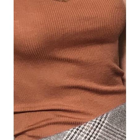 T shirt Moretta Liane et soie Manche courte