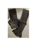 Chaussettes 5 Doigts cotes Noires love Yoga