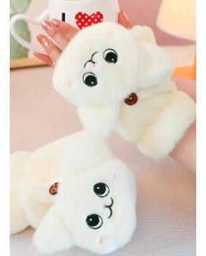 Mitaines-Chatons-Polaires-rabats-pilou-pilou-blanches