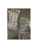 Chaussettes 5 Doigts Yoga Gris Anti dérapant