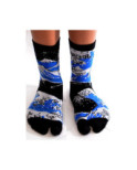 Chaussettes Japonaises Vagues d'Hokusai