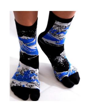 Chaussettes Japonaises Vagues d'Hokusai