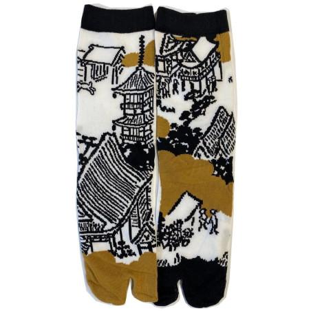 Chaussettes Japonaises Asymétriques Village traditionnel