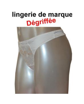 Dégriffé String classique ivoire