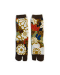 Chaussettes Japonaises coton bouquet Fleurs d'Automne