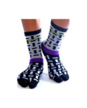 Chaussettes Japonaises Briques Psychédéliques