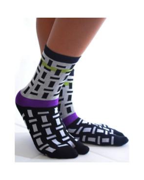 Chaussettes Japonaises Briques Psychédéliques