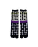 Chaussettes Japonaises Briques Psychédéliques