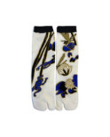 Chaussettes Japonaises Grenouilles et Libellules Bleues