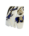 Chaussettes Japonaises Grenouilles et Libellules Bleues