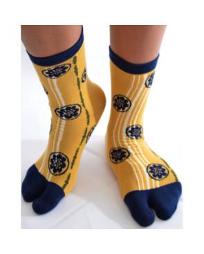 Chaussettes Japonaises Lotus Bleus