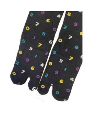 Chaussettes Japonaises chiffres ludiques