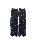 Chaussettes Japonaises Noires Chiffres ludiques