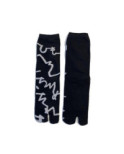 Chaussettes Japonais gribouillis ludiques